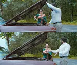 manju satheesh memes, memes, plain memes, manju satheesh plain meme, malayalam memes - Ith valalathum arinjittaano? car kedaavunnu nammal bonnet pokki nokkunnu